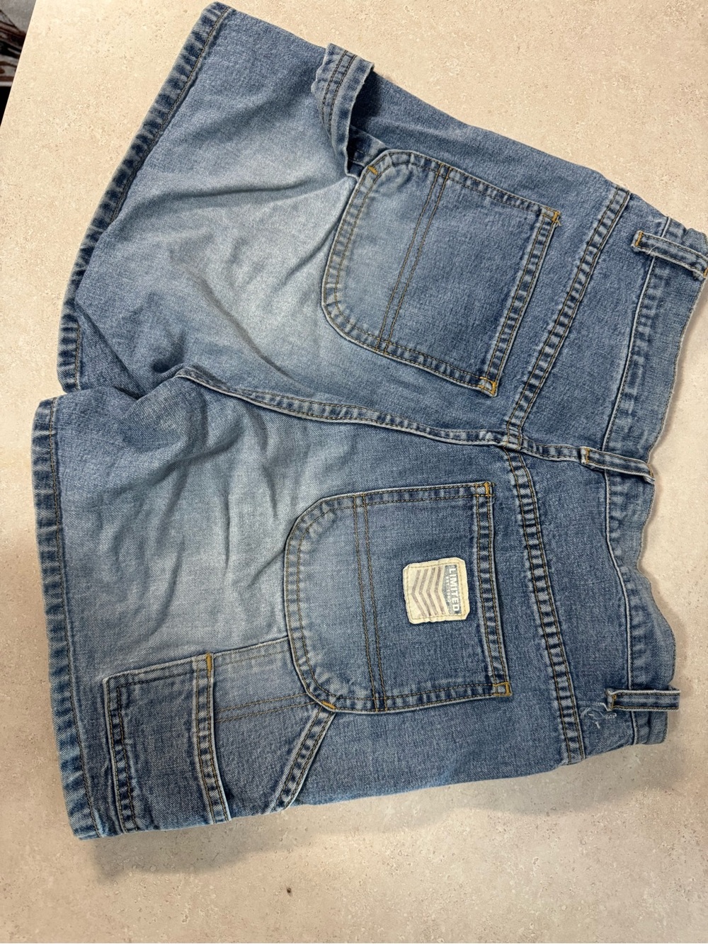 Classic Blue Denim Jean Shorts - Women's